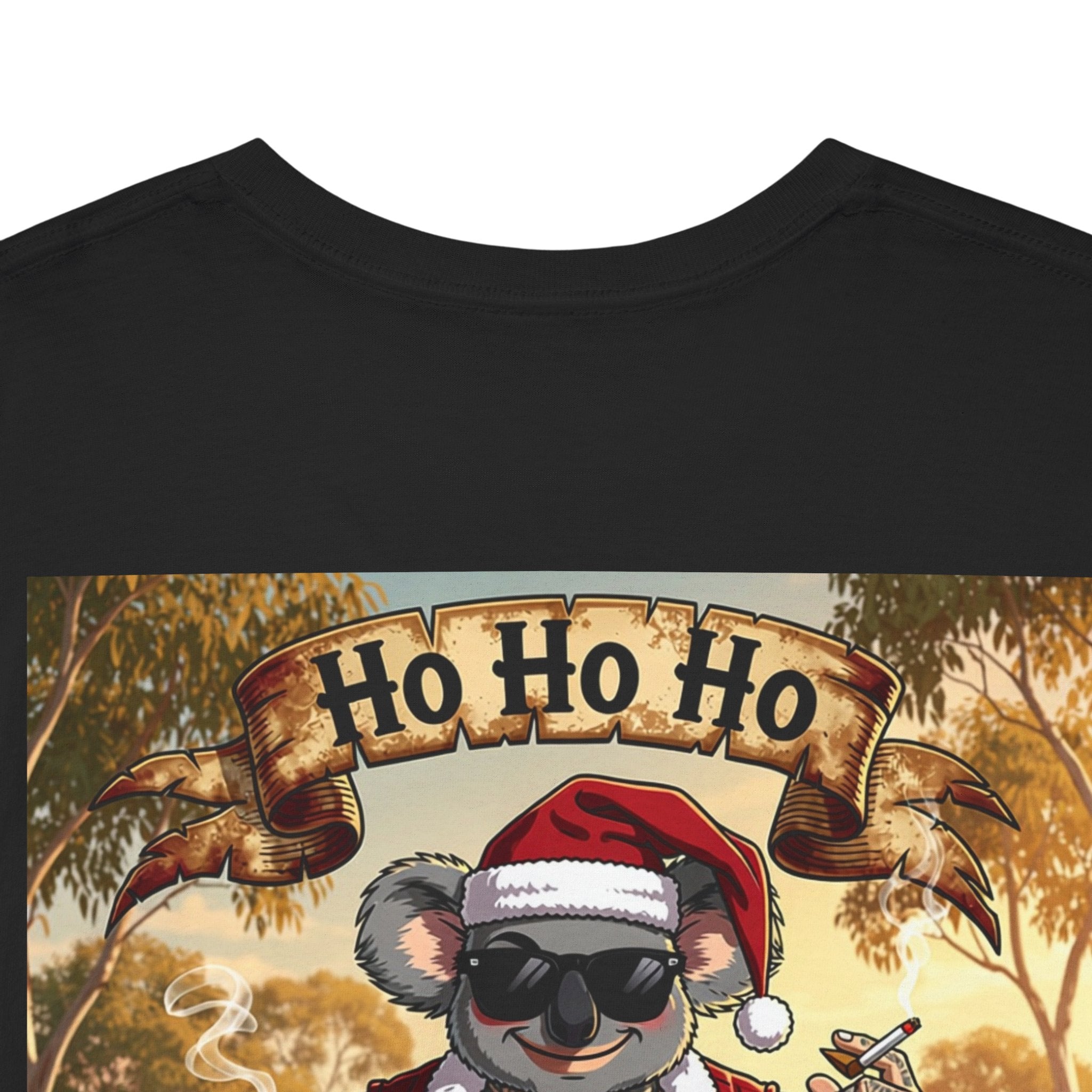 Christmas Koala T-Shirt – "Ho Ho Ho" Santa Koala Holiday Tee