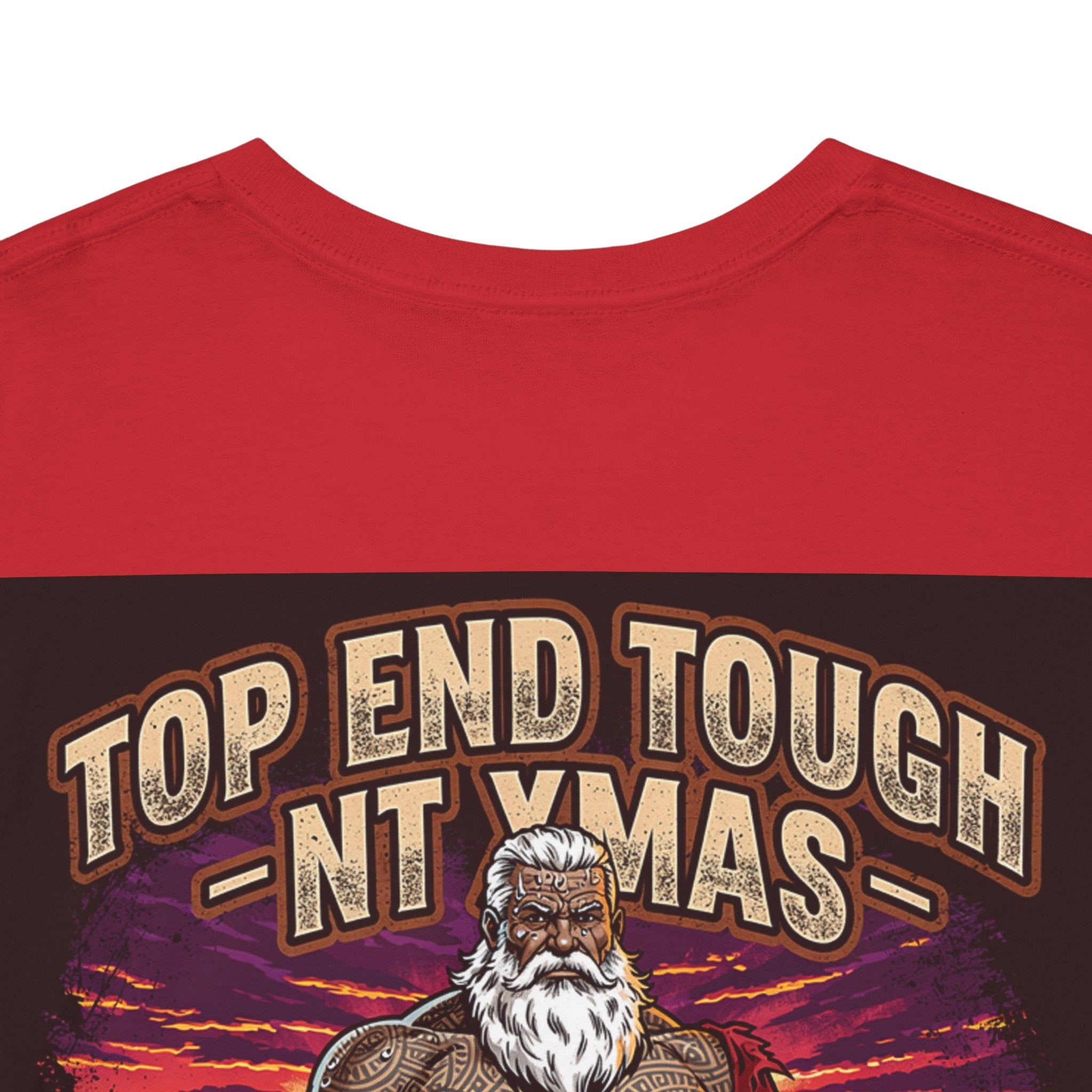 Native Santa Tee — "Top End Tough NT Xmas" Graphic T-Shirt