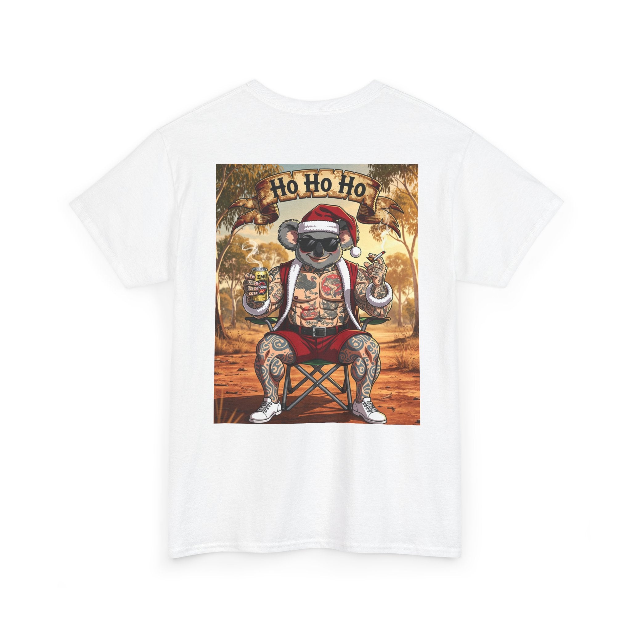 Christmas Koala T-Shirt – "Ho Ho Ho" Santa Koala Holiday Tee