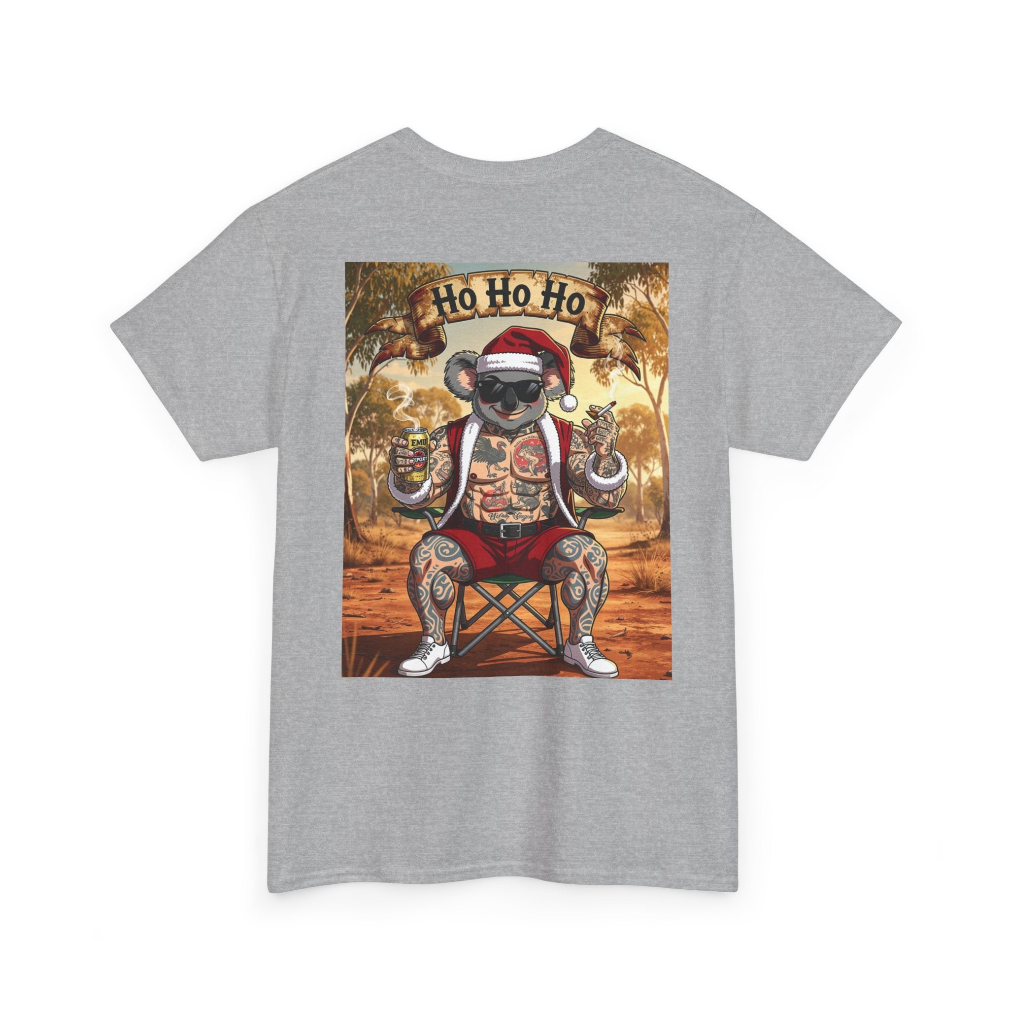 Christmas Koala T-Shirt – "Ho Ho Ho" Santa Koala Holiday Tee