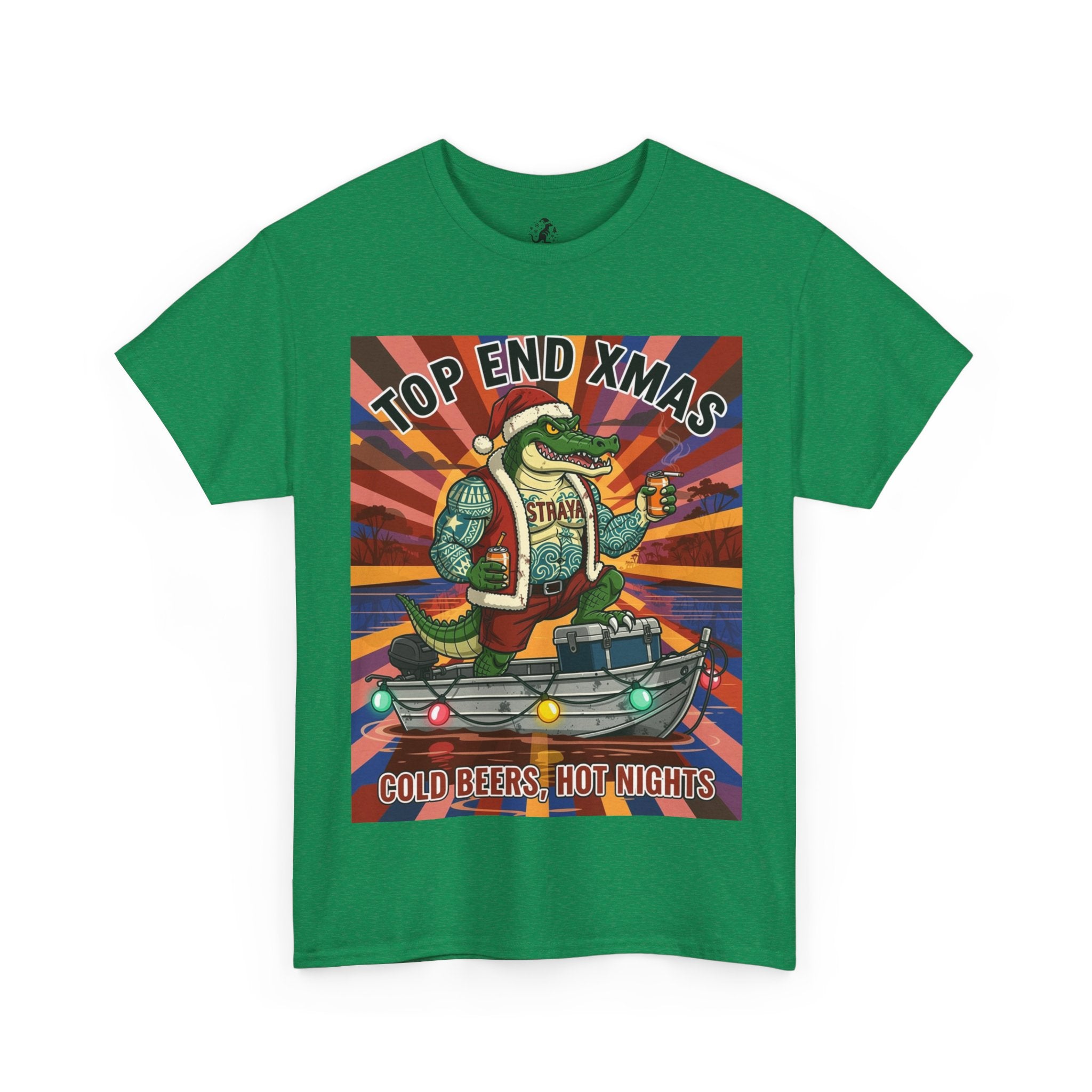 Top End Xmas — 'Top End Xmas: Cold Beers, Hot Nights' Christmas Alligator