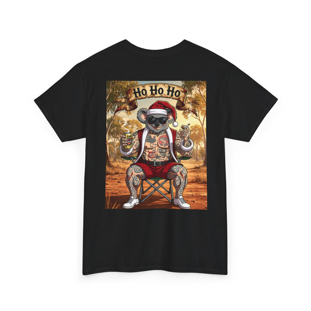 Christmas Koala T-Shirt – "Ho Ho Ho" Santa Koala Holiday Tee