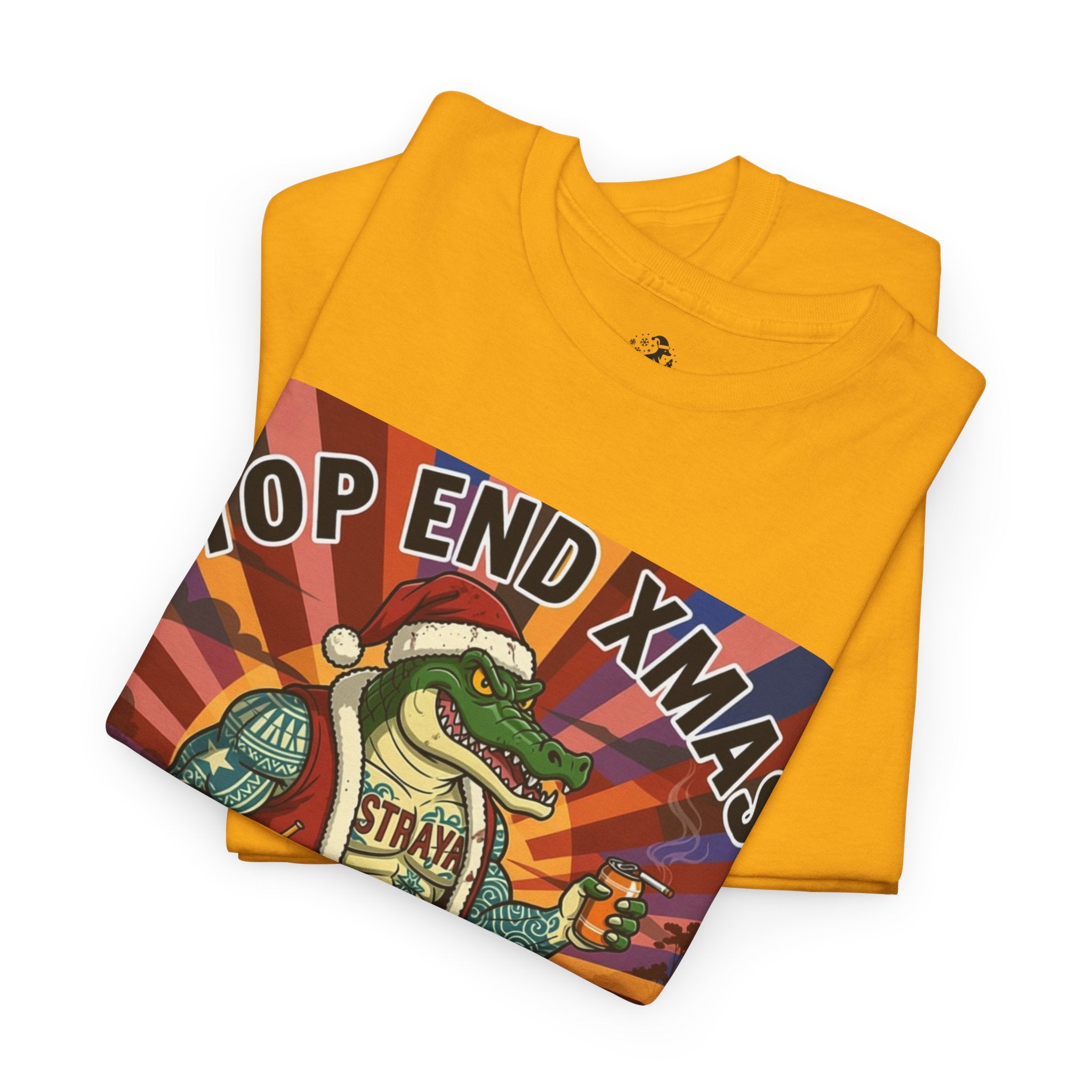 Top End Xmas — 'Top End Xmas: Cold Beers, Hot Nights' Christmas Alligator