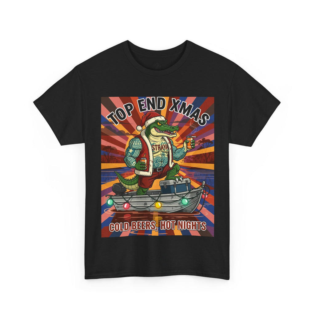 Top End Xmas — 'Top End Xmas: Cold Beers, Hot Nights' Christmas Alligator