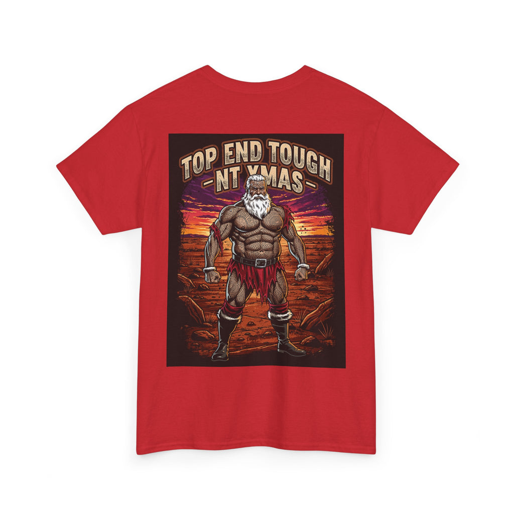 Native Santa Tee — "Top End Tough NT Xmas" Graphic T-Shirt