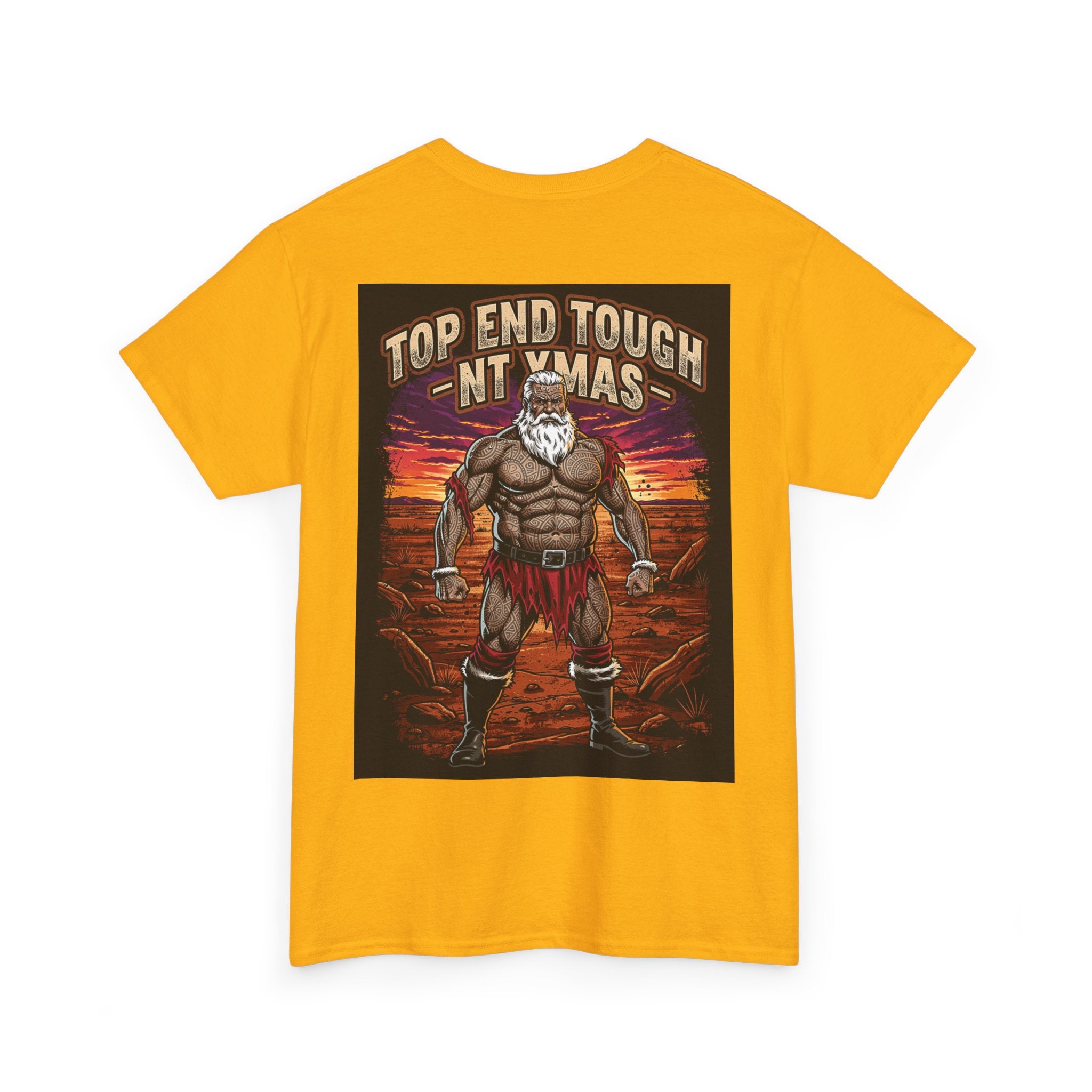 Native Santa Tee — "Top End Tough NT Xmas" Graphic T-Shirt