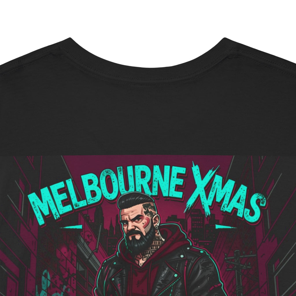 Melbourne Xmas Tee — 'Ink, Grit, No Quit' Graphic