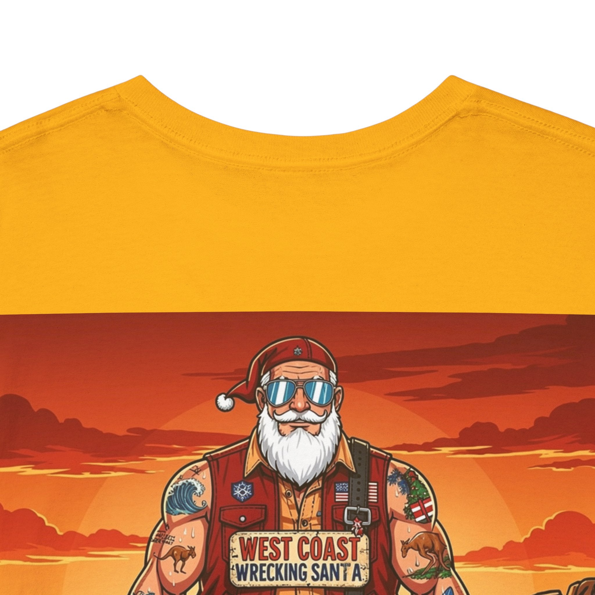 Western oz Santa Graphic Tee — Beachy Vintage Santa Claus