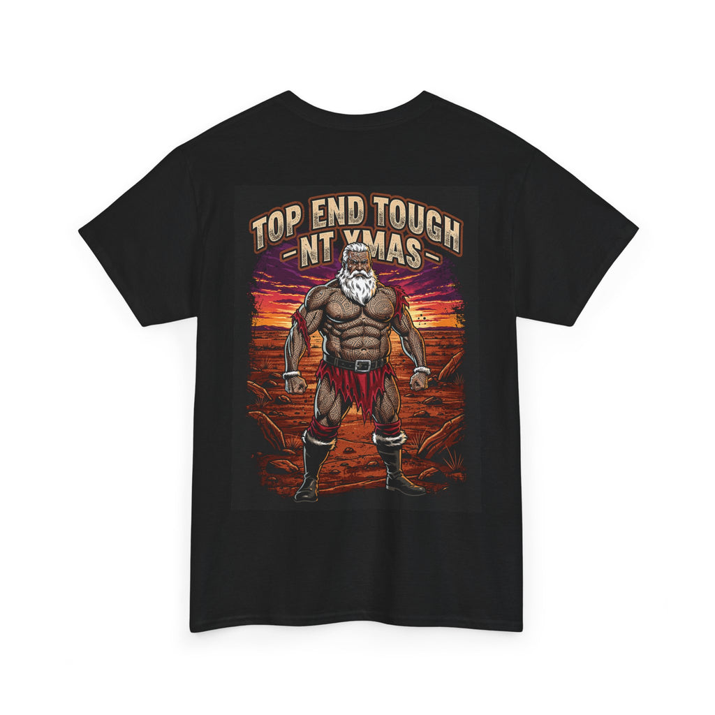 Native Santa Tee — "Top End Tough NT Xmas" Graphic T-Shirt